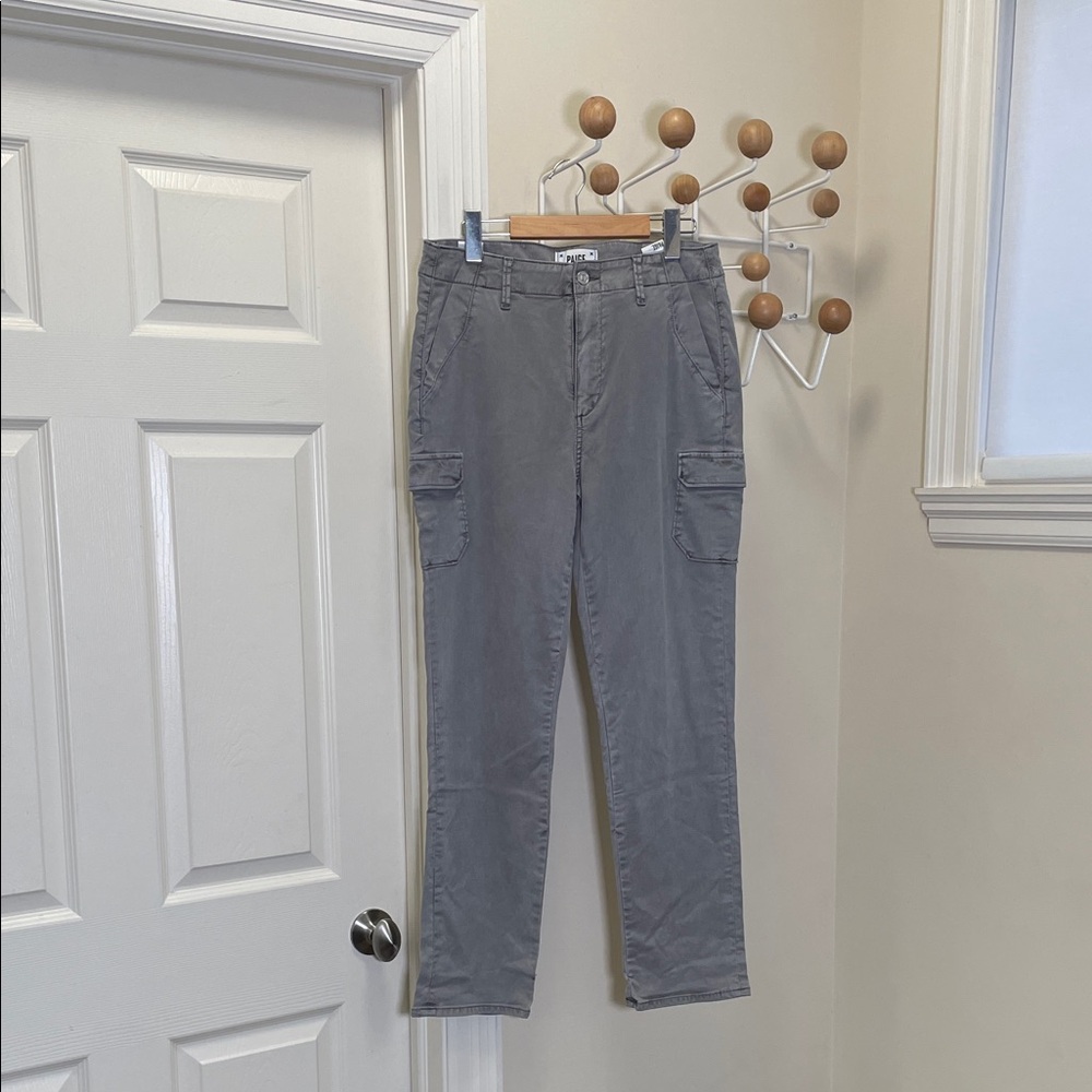 Paige - Christy Cargo Utility Pants - Grey - 28